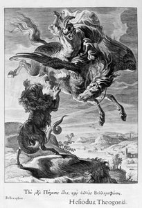 يحارب Bellerophon الوهم ، 1655 بواسطة ميشيل دي مارول