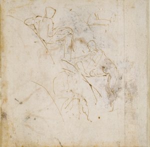 أربعة دراسات الشكل ، 1490-1560 بواسطة مايكل أنجلو بوناروتي