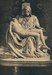 روما - كنيسة القديس بطرس. بيتا من مايكل أنجلو ، 1910 بواسطة مايكل أنجلو بوناروتي