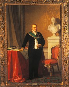 Portrait of Camillo Benso, Count of Cavour (oil on canvas)
