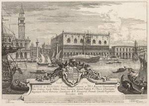 مناظر البندقية: بيازيتا وقصر دوكال ، 1741.