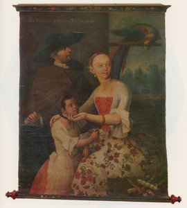 واحدة من زوج من مجموعات الصور الإثنوغرافية ، حوالي عام 1763 (لفيفة) بواسطة ميغيل كابريرا