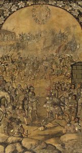 غزو المكسيك من قبل هرنان كورتيس بار غونزاليس وميغيل وخوان (نشط نهاية القرن السابع عشر).