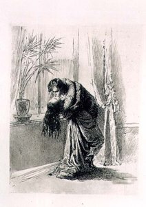 احتضان الزوجين ، اللوحة 5 من "Liebe" ("الحب") ، حانة. 1901 في لايبزيغ (حفر طائرات الهليكوبتر) بواسطة Mihaly بواسطة Zichy