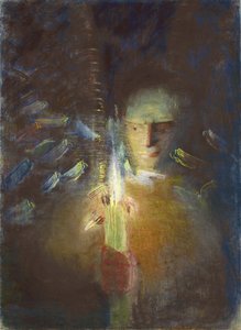 جزء الحقيقة Ciurlionis ، Mikalojus Konstantinas (1875-1911). باستيل على ورق مقاس: 91 * 66.8 بواسطة Mikalojus Konstantinas Čiurlionis