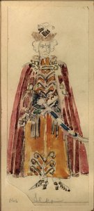 تصميم أزياء للأوبرا Mazepa بواسطة PI Tschaikovski بواسطة ميخائيل الكساندروفيتش فروبل