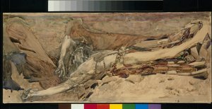 شرفة الشيطان - عمل مستوحى من قصيدة "الشيطان" لميخائيل ليرمونتوف (1814-1841) من إنتاج ميخائيل ألكسندروفيتش فروبل (فروبيل) (1856-1910) بواسطة ميخائيل الكساندروفيتش فروبل