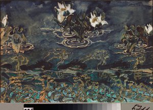 Nenuphars (nympheas) (زنابق الماء) - عمل ميخائيل ألكساندروفيتش فروبل (فروبيل) (1856-1910) ، ألوان مائية وغواش على ورق ، الفن الروسي من القرن التاسع عشر إلى القرن العشرين ، فن الآرت نوفو - متحف الدولة عقار أبرامتسيفو ، موسكو بواسطة ميخائيل الكساندروفيتش فروبل