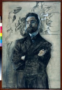 صورة للشاعر فاليري إياكوفليفيتش بريوسوف (1873-1924) - أوفر دي ميخائيل ألكساندروفيتش فروبل (فروبل) (1856-1910) بواسطة ميخائيل الكساندروفيتش فروبل