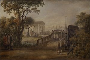 تغيير الحرس في مرج تساريناس في سانت بطرسبرغ ، 1799