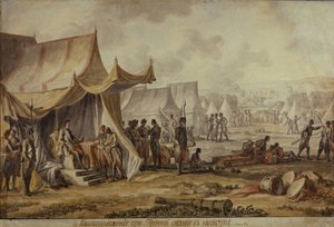 بيتر الأول في نهر بروث ، 1804