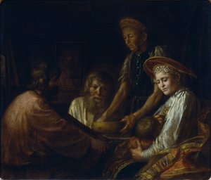 وجبة الفلاحين ، 1774 بواسطة ميخائيل شيبانوف