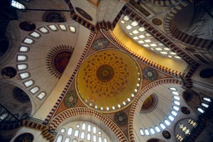 داخل مسجد السليمانية