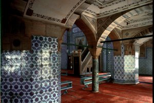 منظر داخلي لـ Rustem Pacha Mosquee (1560-1564)