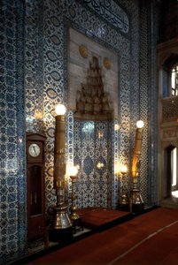 منظر داخلي لـ Rustem Pacha Mosquee (1560-1564)