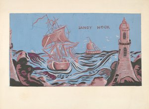 صندوق الفرقة، حوالي عام 1938 (بالألوان المائية)