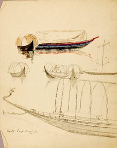 قوارب، بحيرة ماجوري بواسطة عامل منجم كيلبورن كيلوج