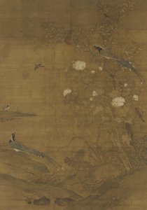 Magpies ، Waxwing ، الكركديه والقرفة ، c.1400