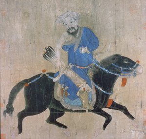 آرت المغول على ظهور الخيل ، من أختام الإمبراطور Ch&39;ien Lung وآخرين ، من القرن الخامس عشر إلى السادس عشر (حبر ومرحاض على الورق)