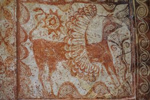 لارناكس الصدر بغطاء جملوني. 1370-1300 ق بواسطة مينوان