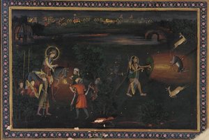 مطاردة الغزلان في الليل بواسطة أنا كالان خان