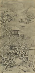 منظر طبيعي للثلج بواسطة Mochizuki Gyokusen