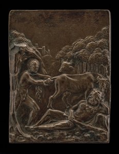 Cacus يسرق ماشية Geryon من Hercules ، أواخر القرن الخامس عشر - أوائل القرن السادس عشر.
