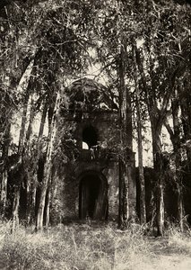 "بناء إمبراطورية" في العصر الفاشي: مدخل بيت المتعة للملك فاسيل ، 09/05/1936 (b / w photo) بواسطة موديستينو بالدينيتي