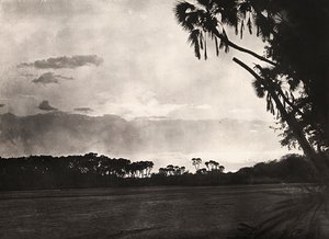 "بناء إمبراطورية" في العصر الفاشي: غروب الشمس في جاسك ، 09/05/1936 (صورة بالأبيض والأسود) بواسطة موديستينو بالدينيتي