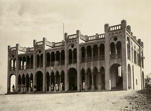 "بناء إمبراطورية" في العصر الفاشي: مركز شرطة أغردات ، 09/05/1936 (صورة بالأبيض والأسود) بواسطة موديستينو بالدينيتي