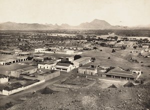 "بناء إمبراطورية" في العصر الفاشي: منظر أغوردات ، 09/05/1936 (b / w photo) بواسطة موديستينو بالدينيتي