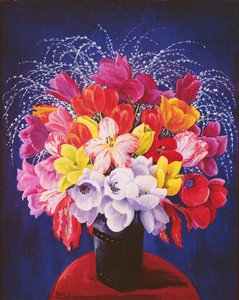 باقة زهور التوليب (زيت على قماش) بواسطة مويس كيسلينج
