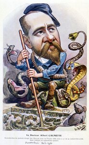 د. كالميت - كارتون لمولوك ، في "" Chanteclair ، فبراير 1909