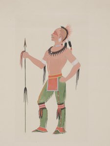 أوساج ، حوالي 1934 (ألوان مائية)