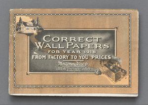 أوراق الحائط الصحيحة لعام 1918 بواسطة مونتغمري وارد وشركاه