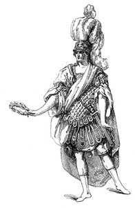 زي من المسرح الفرنسي ، 1885.