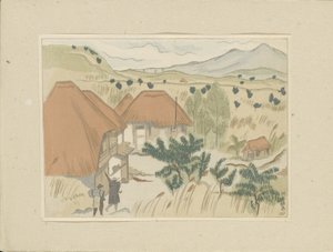 ينابيع كاواكامي الساخنة Kawakami Onsen (العنوان على الكائن) الجزء الثاني ، منطقة آيزو (عنوان المسلسل) داي نيشو ، أيزو نو بو (عنوان المسلسل) مطبوعات المناظر الطبيعية اليابانية (عنوان السلسلة) نيهون فوكي هانجا (عنوان المسلسل) بواسطة ناكاجيما جوتارو