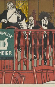 صالون أوركسترا ماير ، 1911. بواسطة موريتز جونغ