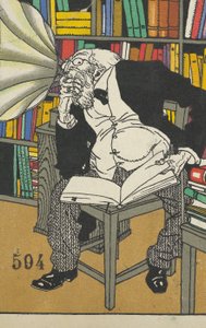 باحث اللهجة ، 1911. بواسطة موريتز جونغ