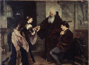 حفل زفاف روميو وجولييت. مشهد مستوحى من مسرحية ويليام شكسبير (1564-1616). لوحة لموريتز لودفيج فون شويند (1804-1871) ، زيت على قماش ، فن نمساوي ، منتصف القرن التاسع عشر ، رومانسية. متحف التاريخ والفن ، شيريب بواسطة موريتز لودفيج فون شويند