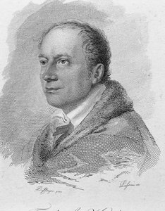Portrait of Friedrich Kind, engraved by Passini (engraving) بواسطة موريتز مايكل (بعد) دافينجر