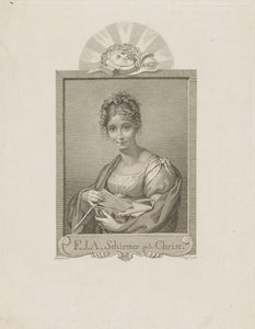 صورة للممثلة فريدريك شيرمر ، ني المسيح 1785-1833 ، ج. 1830. بواسطة موريتز ريتزش