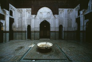 Madrasa Bou Inamia, courtyard 