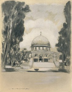 مسجد عمر بالقدس 1903 بواسطة مورتيمر لودينجتون مينبيس