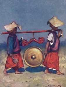 "خادمات شان تحمل براس غونغ" ، 1903 بواسطة مورتيمر لودينجتون مينبيس
