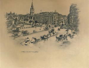 ميدان ترافالغار ، 1903 بواسطة مورتيمر لودينجتون مينبيس