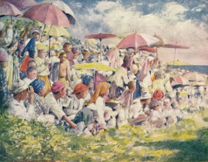 "مشاهدة سباق القوارب" ، 1903 بواسطة مورتيمر لودينجتون مينبيس