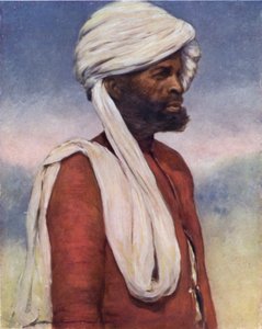 A Retainer from Dhar (colour litho) بواسطة مورتيمر لودينجتون مينبس