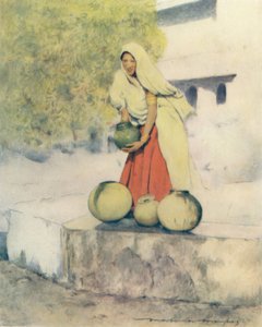امرأة في البئر ، جايبور ، 1905 بواسطة مورتيمر لودينجتون مينبس