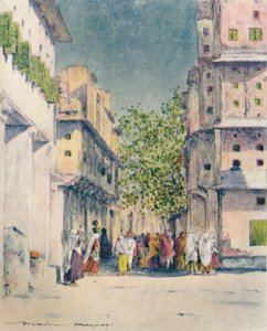 عبر شوارع دلهي ، 1905 بواسطة مورتيمر لودينجتون مينبس